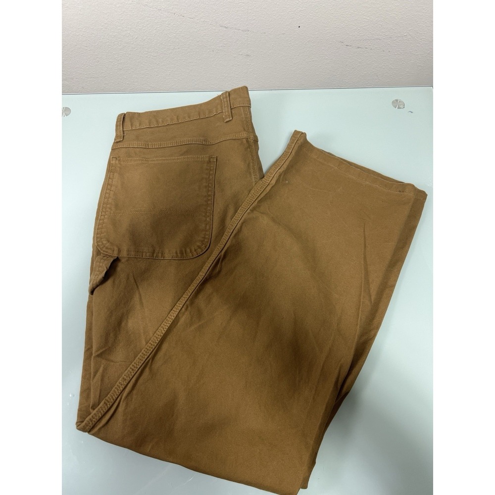 Dickies Men's 38x32 Tan Carpenter Work Pants Utility Duck Canvas